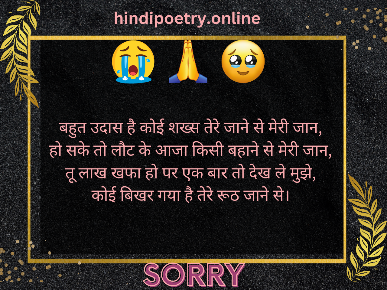 Sorry Shayari