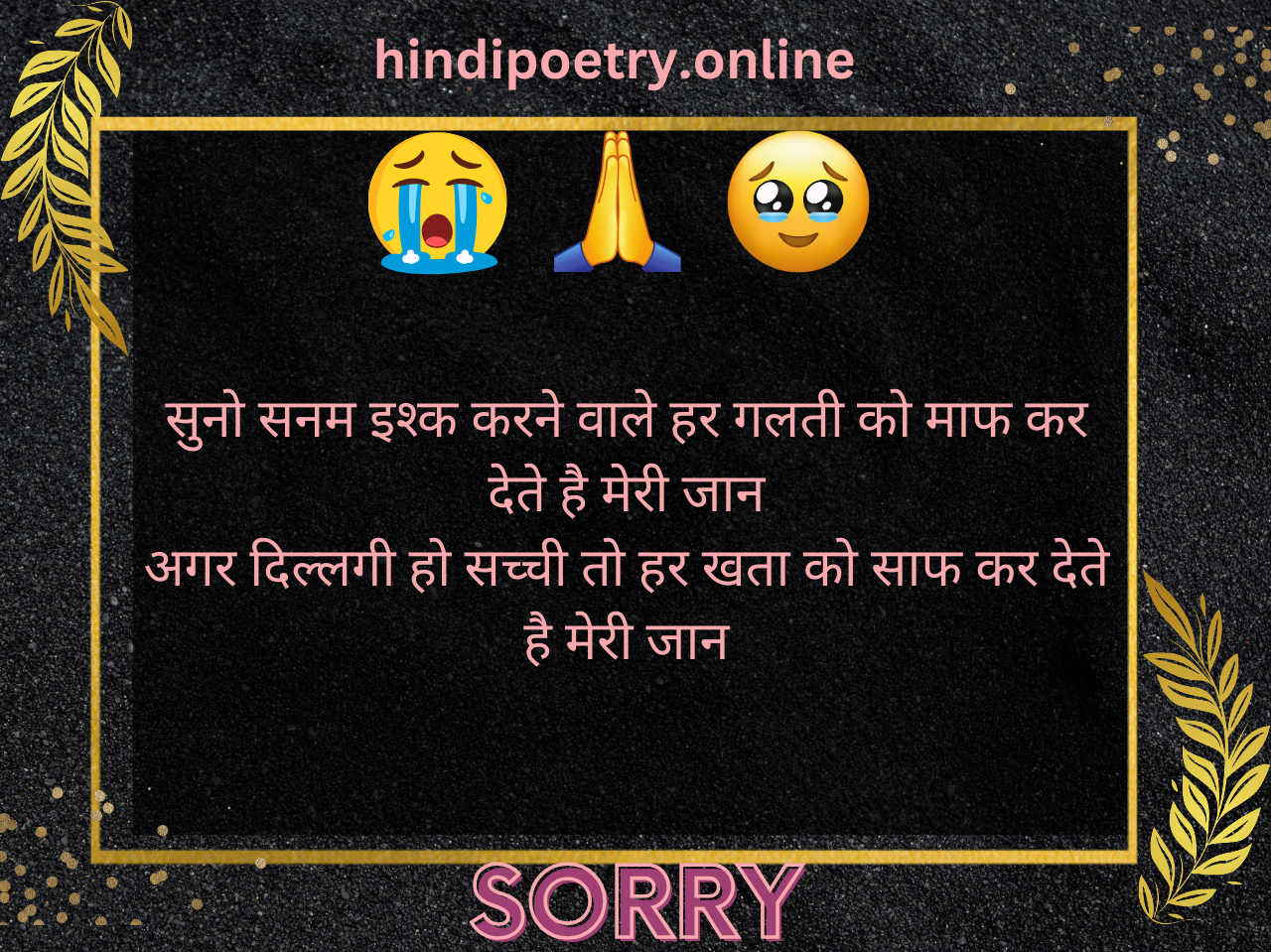 Sorry Shayari