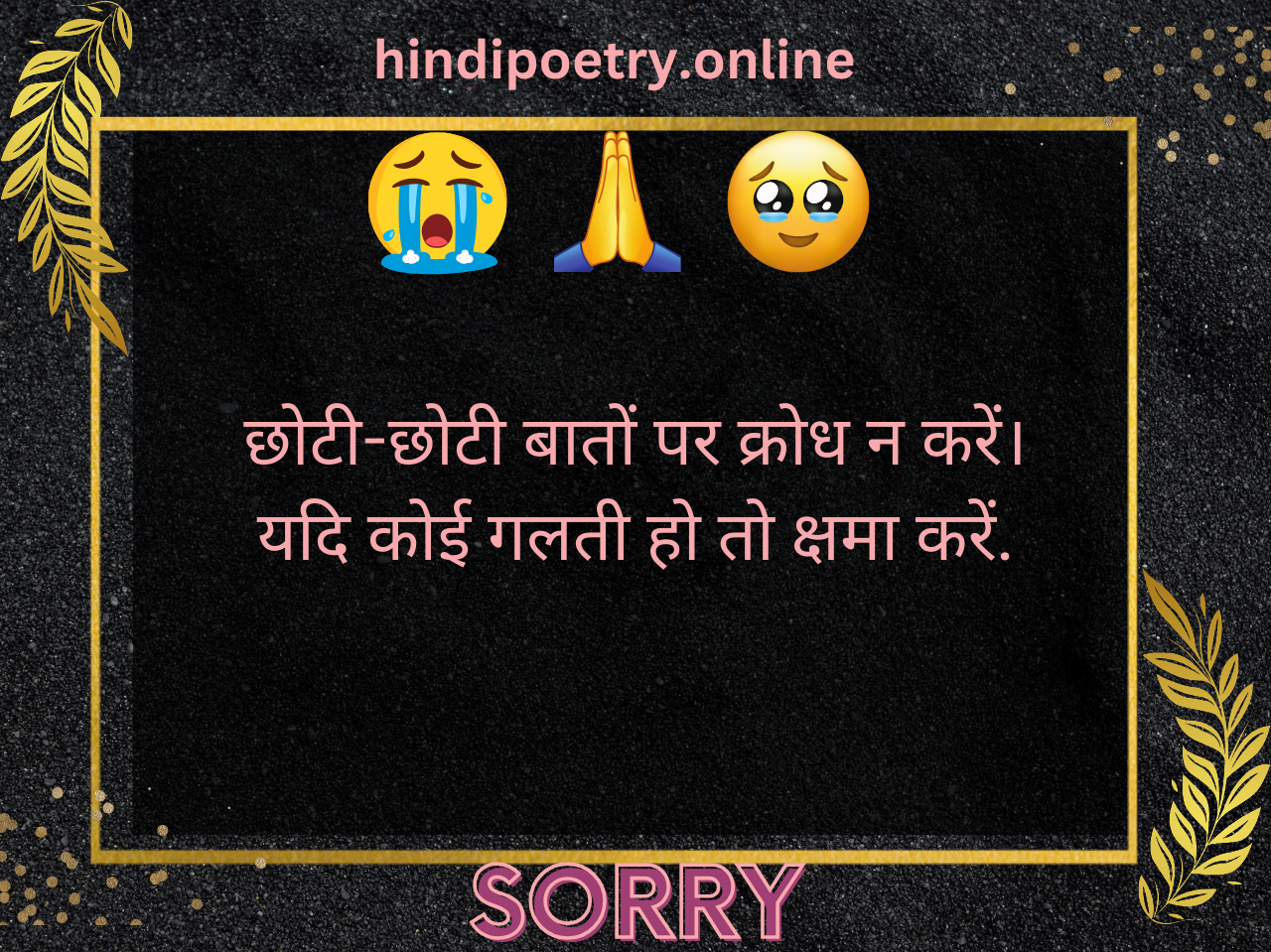 Sorry Shayari